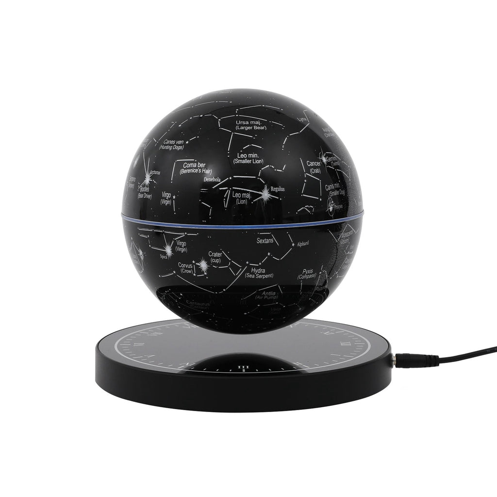 Magnetic Levitating Globe with LED, Floating Globe, Auto-Rotating Globe, Suitable for Decoration or Teaching Aids in Bedrooms, Living Rooms, Study Rooms