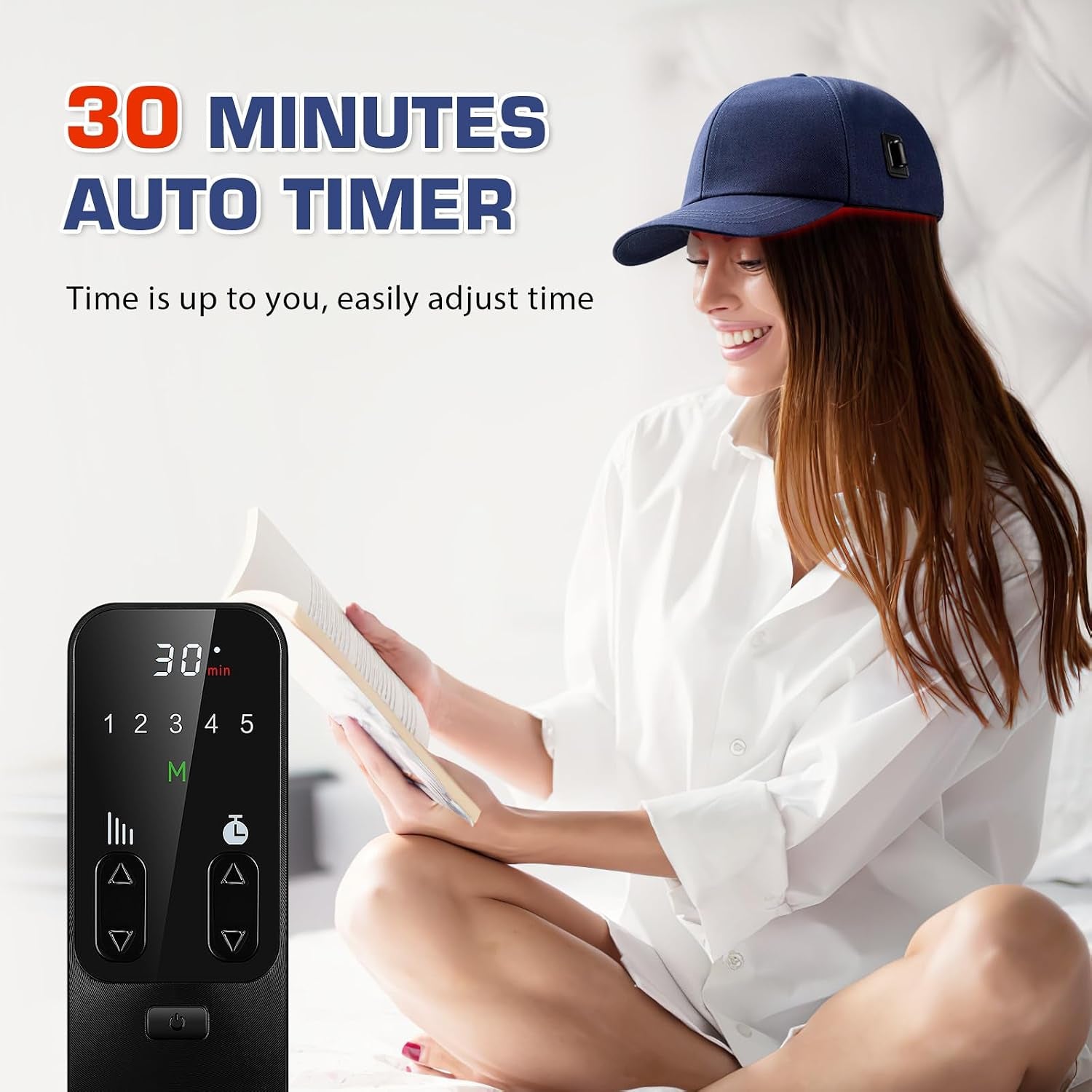 Laser Hair Growth Cap, Red Light Therapy Cap for Hair