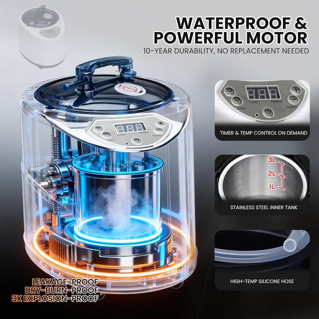 Portable Steam Sauna Tent for Home, Personal Full Body Sauna | Pop up Indoor Sauna Box with Portable Chair & Remote Control | Home Spa, Relaxation, Detox | At-Home Portable Sauna